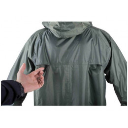 Плащ-дождевик ПВХ "Тайфун" р. 44-46 рост 170-176 зеленый
