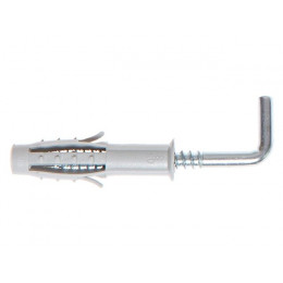 Дюбель с Г-образным крючком 8х40 мм (4 шт в зип-локе) STARFIX