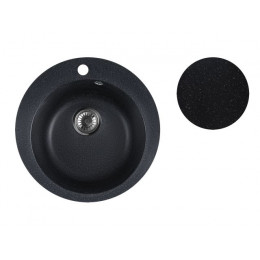 Мойка кухонная из искусственного камня POINT оникс 495х495 мм, AV Engineering