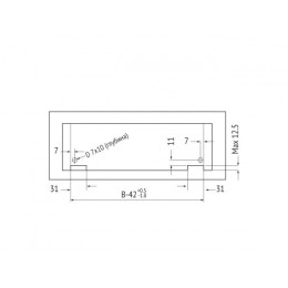 Направляющая шариковая скрытого типа 400 мм Clip-on полного выдв. с доводчиком 2 шт STARFIX
