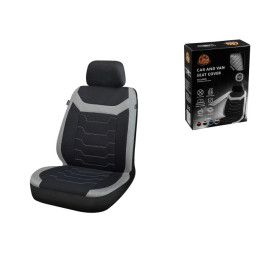 Чехол на сиденье автомобиля универсальный, полиэстер, черно-серый, ARIZONE