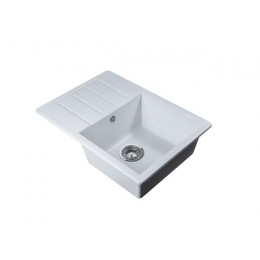 Мойка кухонная из искусственного камня MISTA белый 615х440 мм, AV Engineering