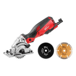 Циркулярная пила WORTEX HS 2865 в кор. + 3 пильных диска 650 Вт, 89 мм, до 28 мм