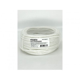 Шнур полиамидный 6 мм белый моток 10 м STARFIX