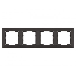 Рамка 4-ая горизонтальная черная, DARIA, MUTLUSAN