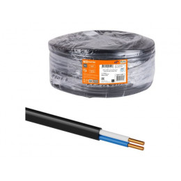 Кабель ВВГ-П нг(А)-LSLTx 2х1,5 ок(N)-0,66 ГОСТ (100м) TDM