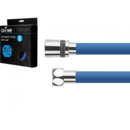 Шланг душевой, Si, 1/2" г-г 150 см, голубой, a-five