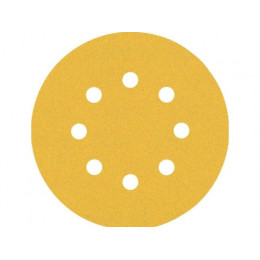Шлифлист Expert C470 125 мм, K120 с 8 отверстиями Bosch