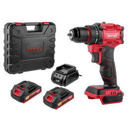 Аккум. дрель-шуруповерт WORTEX LX BD 1815-1 Li  ALL1 XLT 18В, 45 Нм, 2*1.5 Ач, патрон 10 мм, бесщёт.