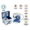 Кружка керамическая, в кор., 360 мл., BLUE DRAGON-2, PERFECTO LINEA