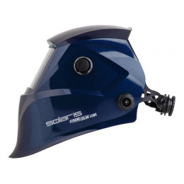 Щиток сварщика с самозатемняющимся светофильтром Solaris ASF650Х (синий металлик)