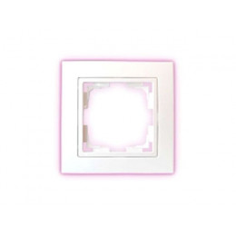 Рамка 1-местная белая, Уют, BYLECTRICA