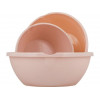 Набор мисок с крышками, 3 шт., Helsinki, персиковая карамель, PLAST TEAM