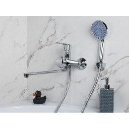 Смеситель для ванны (Lt) D40, серия Crocus хром, a-five