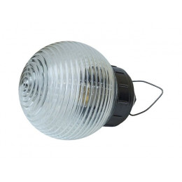 Светильник шар стекло/черный 60Вт, IP44 (НСП 01-60-001) Юпитер