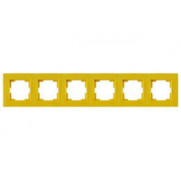 Рамка 6-ая горизонтальная желтая, RITA, MUTLUSAN