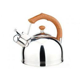 Чайник со свистком, нержавеющая сталь, 2.5 л, Puer, PERFECTO LINEA