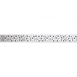 Решетка для водоотводящего желоба, нержавеющая сталь-глянец, BUBLE-550L, Alcaplast