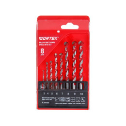 Набор сверл универсальных 8 шт. WORTEX
