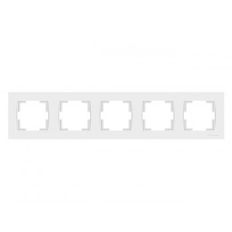 Рамка 5-ая горизонтальная белая, RITA, MUTLUSAN