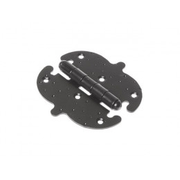 Петля 90 мм фигурная, черн.мат. STARFIX