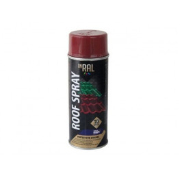 Краска-эмаль аэроз. для металл. конструкций коричнево-красный INRAL 400мл (3011)