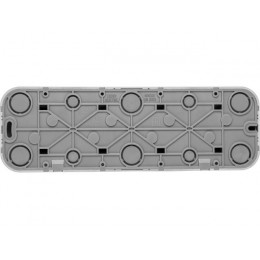 Розетка 4-ая (открытая, б/з) черная, Bailly, LEIDEN ELECTRIC