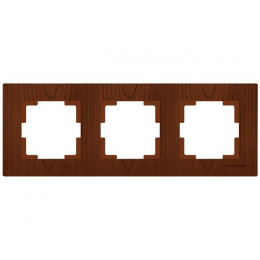 Рамка 3-ая горизонтальная орех, RITA, MUTLUSAN