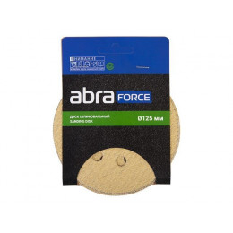 Шлифлист 125мм круг P100 бумага,5 шт., самосцепл. (8 отв.) Abraforce