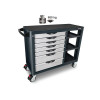 Тележка для инструмента 7 секций серия PRO-PLUS TOPTUL