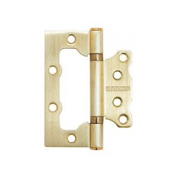 Петля накладная без врезки АЛЛЮР 100х75 2BB SBP БЛИСТЕР 2,5мм мат.латунь  2 шт