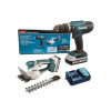 Аккум. дрель-шуруповерт MAKITA LXT HP488D + аккум. кусторез UM110D