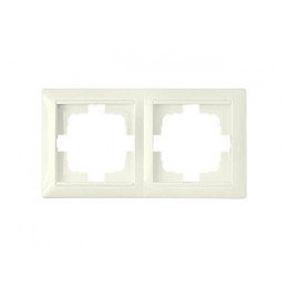 Рамка 2-местная бежевая, Стиль, BYLECTRICA