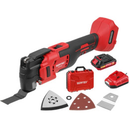 Аккум. многофункциональный инструмент (реноватор) WORTEX CSM 3018 в кор. ALL1 XLT + аксесс. SET