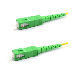 Патч-корд оптический соединительный (SM), 9/125 (OS2), SC/APC-SC/APC, (Simplex), LSZH, 10м