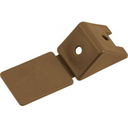 Уголок мебельный пласт. орех (100 шт в пакете) STARFIX