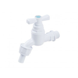 Кран пластиковый водоразборный (для шланга) 1/2" нар., AV Engineering