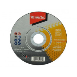 Круг отрезной 125х1.0х22,22 мм  для стали/нержавеющей стали плоский WA46R MAKITA