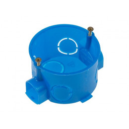 Коробка установочная (подрозетник) 60х40мм, винты, стык.узлы IP20 ЮПИТЕР