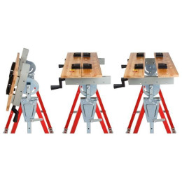 Верстак складной WORTEX WB 6012 БАМБУК, 605X540X(860-1140) мм, регулировка столешницы