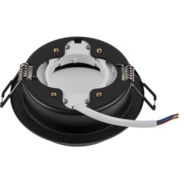 Светильник встраиваемый круг/черный 105*40 GX53 15 Вт LEIDEN ELECTRIC