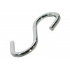 Крючок для рейлинга одинарный d16 мм, хром (5 шт в зип-локе) STARFIX