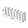 Решетка вентиляционная Long 35/2 w/n ZERNBERG