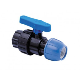 Кран шар. ПЭ 25 х 3/4" вн., РТП