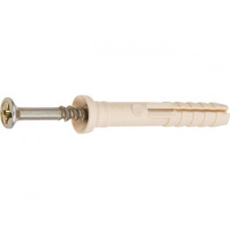 Дюбель-гвоздь 6х40 мм нейлон потай (200 шт в карт. уп.) STARFIX