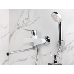 Смеситель для ванны D35-A, серия 280 белый, ECONOCE