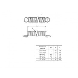 Пружина дверная 30 мм цинк STARFIX