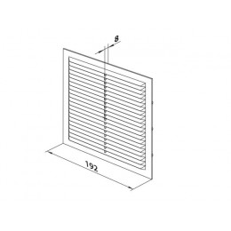 Решетка вентиляционная Seria2 1919 ZERNBERG