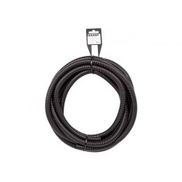 Труба автомобильная гофрированная ПП d12,7 мм, разрезная, (бухта 5 м/уп.)