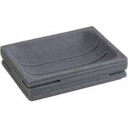 Мыльница WEATHERED SAND, серая, PERFECTO LINEA